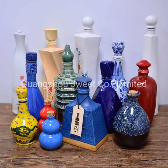 750 ミリリットル ゴールド セラミック ウォッカ リキュール ボトル テキーラ ウイスキー ブランド ジン ラム ワイン