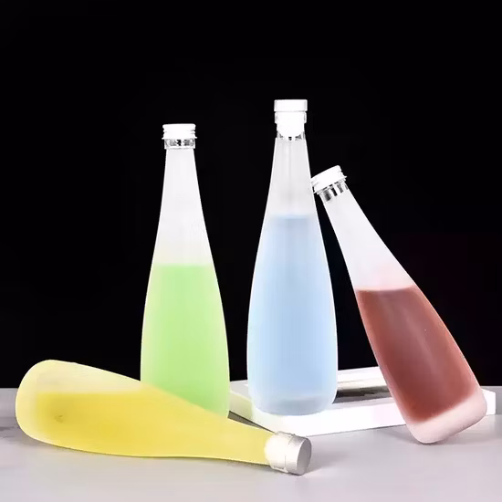 330ml 500ml ラウンド空ガラスボトル ウイスキー、ブランデー、ラム酒、テキーラ、ジン、ウォッカ、酒、ワイン用